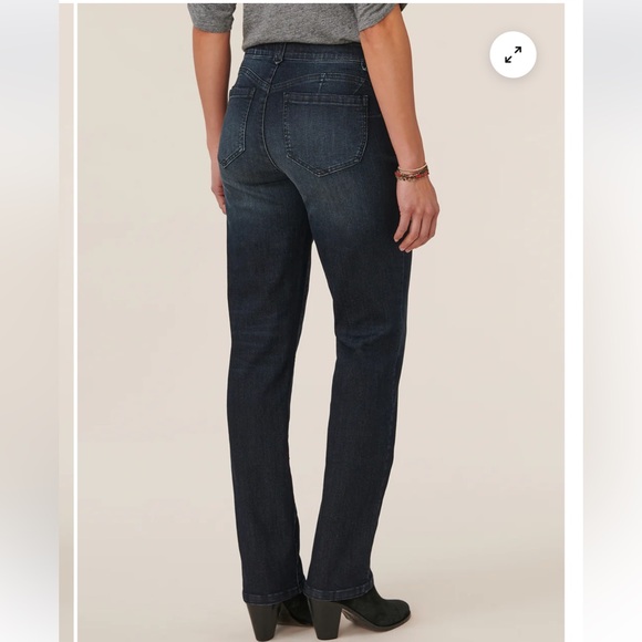 #228 ☑️ Democracy Dina Luxe Touch #288 Premium Ab Solutions Straight Leg Jean - Picture 4 of 13